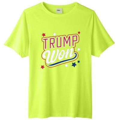 Donald Trump Won 2024 Election Republican Tall Fusion ChromaSoft Performance T-Shirt