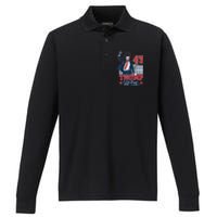 Donald Trump Wins Us Presidency Trump Won 2024 Presidential Election Performance Long Sleeve Polo