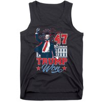 Donald Trump Wins Us Presidency Trump Won 2024 Presidential Election Tank Top