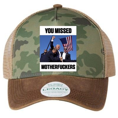 Donald Trump You Missed Motherfuckers Legacy Tie Dye Trucker Hat