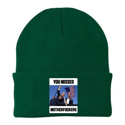 Donald Trump You Missed Motherfuckers Knit Cap Winter Beanie