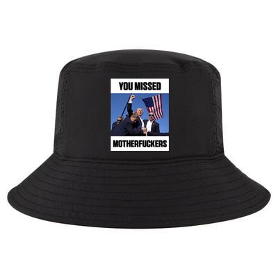 Donald Trump You Missed Motherfuckers Cool Comfort Performance Bucket Hat