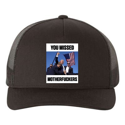 Donald Trump You Missed Motherfuckers Yupoong Adult 5-Panel Trucker Hat