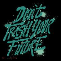 Don't Trash Your Future Earth Day Wool Snapback Cap