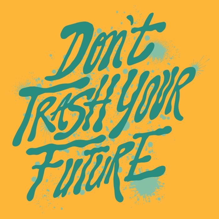 Don't Trash Your Future Earth Day Tall T-Shirt