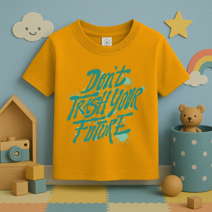 Don't Trash Your Future Earth Day Toddler T-Shirt