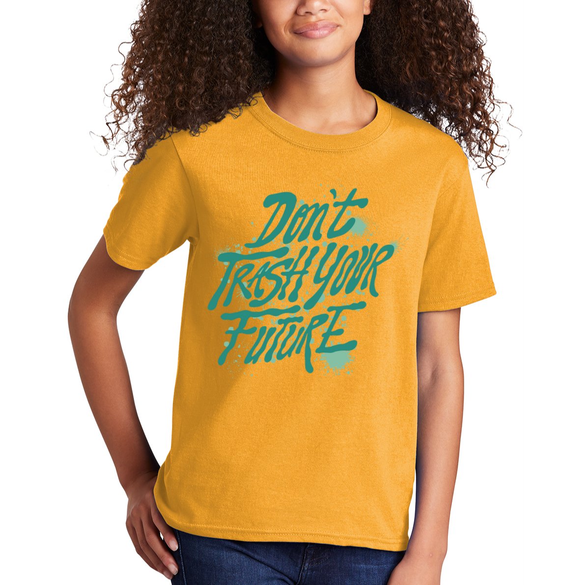 Don't Trash Your Future Earth Day Kids T-Shirt