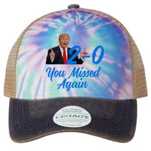 Donald Trump You Missed Again Second Assassination Attempt Legacy Tie Dye Trucker Hat