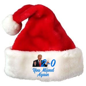 Donald Trump You Missed Again Second Assassination Attempt Premium Christmas Santa Hat