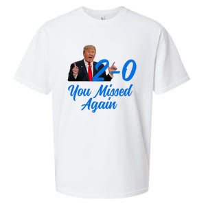 Donald Trump You Missed Again Second Assassination Attempt Sueded Cloud Jersey T-Shirt