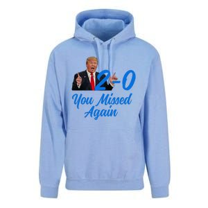 Donald Trump You Missed Again Second Assassination Attempt Unisex Surf Hoodie