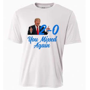 Donald Trump You Missed Again Second Assassination Attempt Cooling Performance Crew T-Shirt