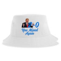 Donald Trump You Missed Again Second Assassination Attempt Sustainable Bucket Hat