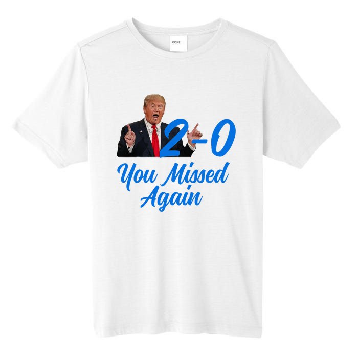 Donald Trump You Missed Again Second Assassination Attempt Tall Fusion ChromaSoft Performance T-Shirt