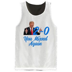 Donald Trump You Missed Again Second Assassination Attempt Mesh Reversible Basketball Jersey Tank