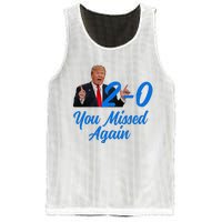 Donald Trump You Missed Again Second Assassination Attempt Mesh Reversible Basketball Jersey Tank