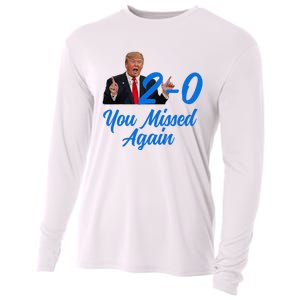 Donald Trump You Missed Again Second Assassination Attempt Cooling Performance Long Sleeve Crew