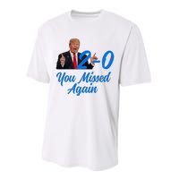 Donald Trump You Missed Again Second Assassination Attempt Performance Sprint T-Shirt