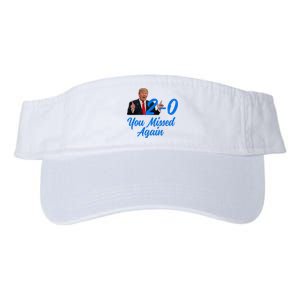 Donald Trump You Missed Again Second Assassination Attempt Valucap Bio-Washed Visor