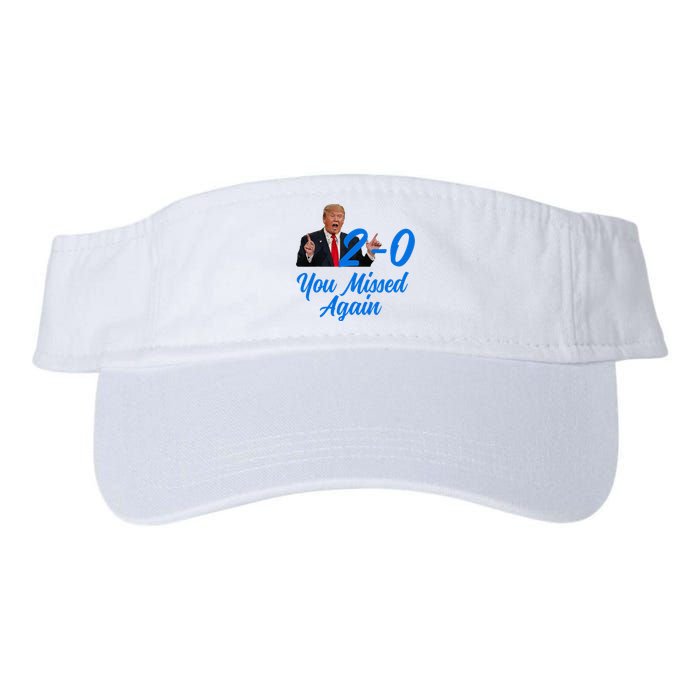 Donald Trump You Missed Again Second Assassination Attempt Valucap Bio-Washed Visor