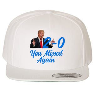 Donald Trump You Missed Again Second Assassination Attempt Wool Snapback Cap