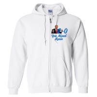 Donald Trump You Missed Again Second Assassination Attempt Full Zip Hoodie