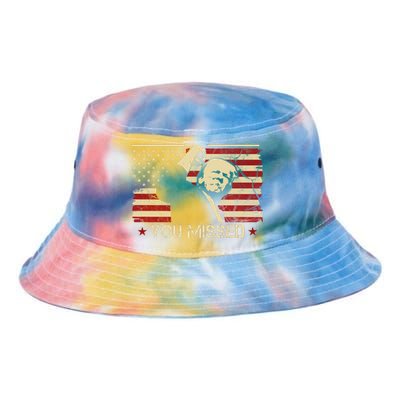 Donald Trump You Missed Funny Trump Usa 2024 Tie Dye Newport Bucket Hat