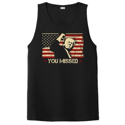 Donald Trump You Missed Funny Trump Usa 2024 PosiCharge Competitor Tank