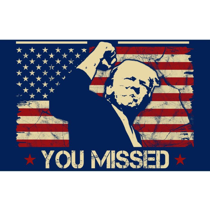 Donald Trump You Missed Funny Trump Usa 2024 Bumper Sticker