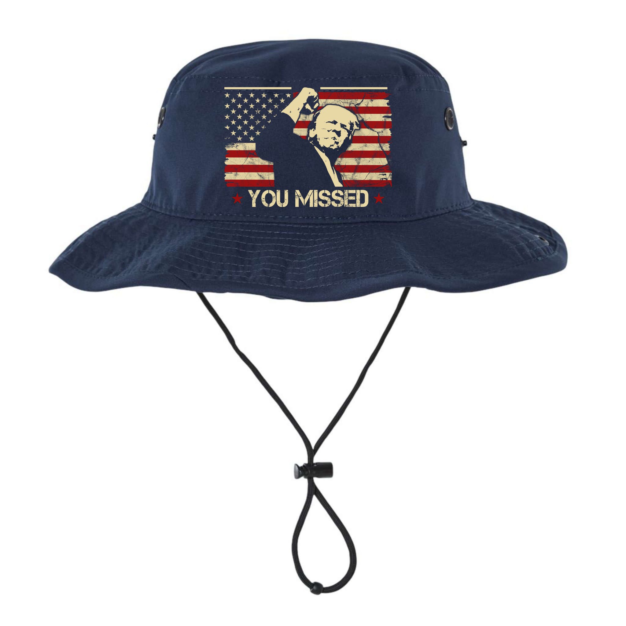 Donald Trump You Missed Funny Trump Usa 2024 Bucket Hat