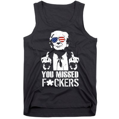 Donald Trump You Missed Fight Fight Fight Tank Top
