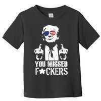 Donald Trump You Missed Fight Fight Fight Toddler T-Shirt