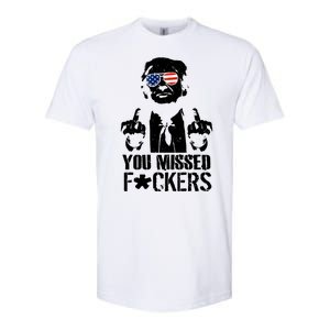 Donald Trump You Missed Fight Fight Fight Softstyle CVC T-Shirt