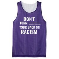 Dont Turn Your Back On Racism Mesh Reversible Basketball Jersey Tank