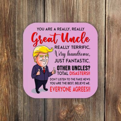 Donald Trump YouRe A Really Great Uncle Uncle Life Coaster