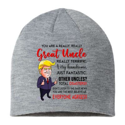 Donald Trump YouRe A Really Great Uncle Uncle Life Sustainable Beanie