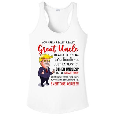 Donald Trump YouRe A Really Great Uncle Uncle Life Ladies PosiCharge Competitor Racerback Tank