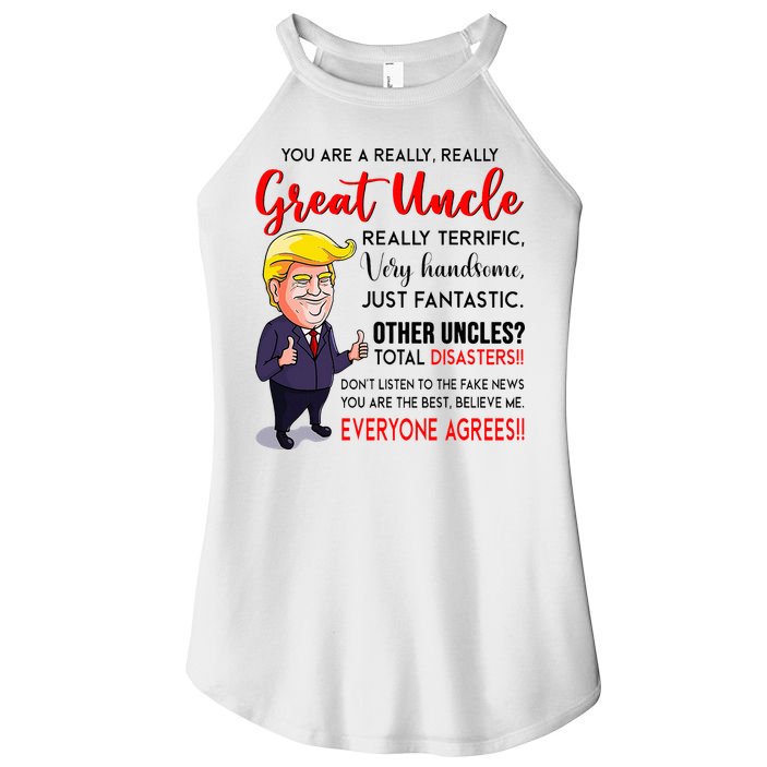 Donald Trump YouRe A Really Great Uncle Uncle Life Women's Perfect Tri Rocker Tank