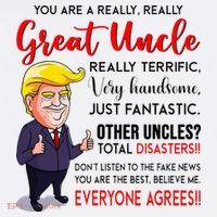 Donald Trump YouRe A Really Great Uncle Uncle Life Womens T-Shirt
