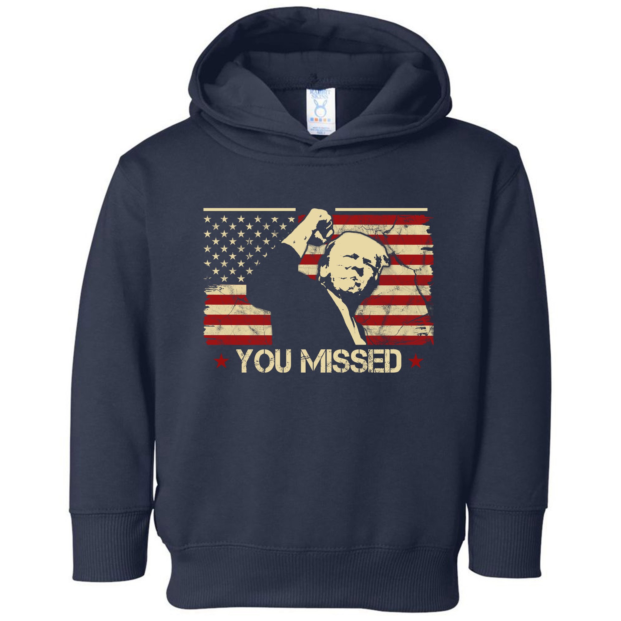 Donald Trump You Missed Vintage Usa Flag Election Toddler Hoodie