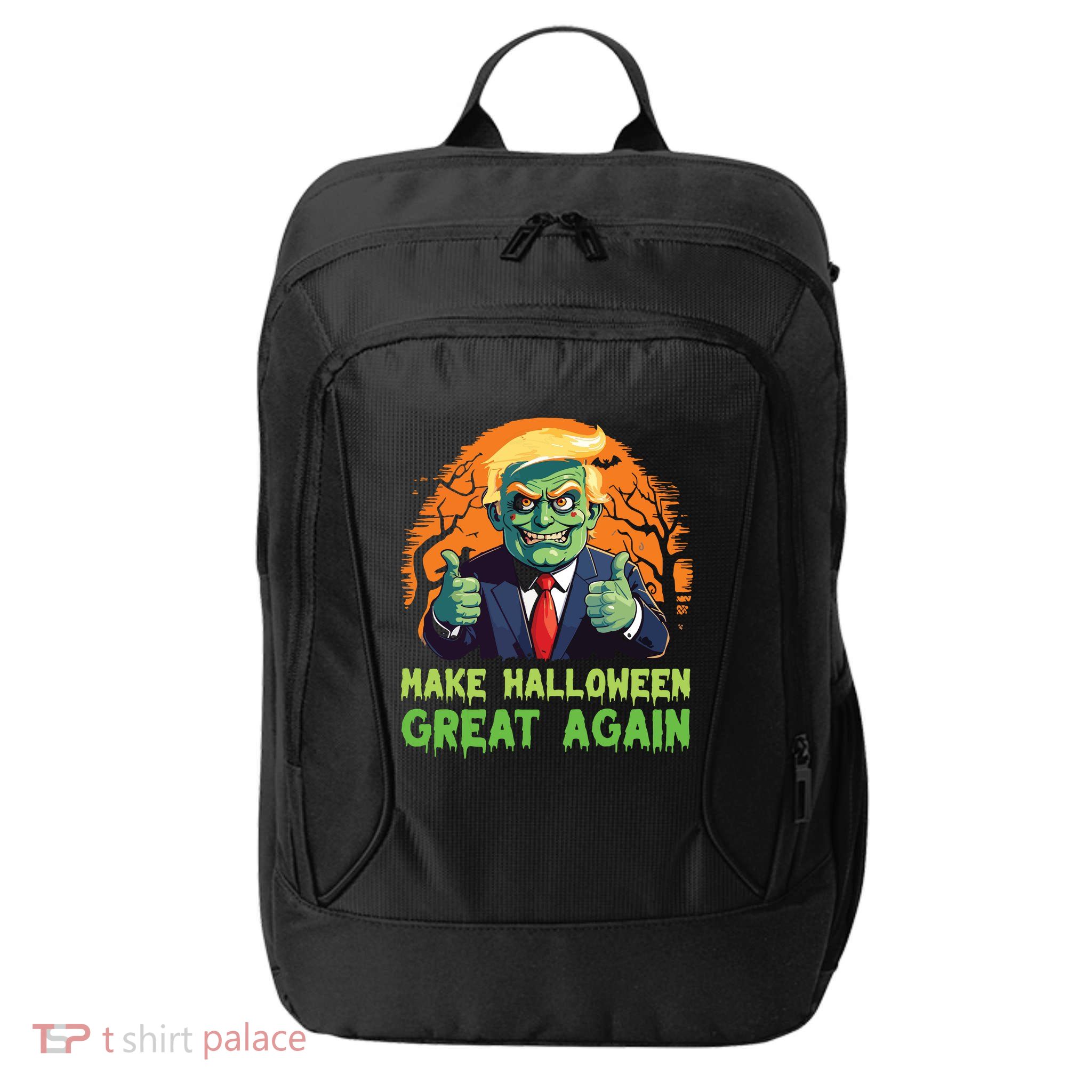 Donald Trump Zombie Make Halloween Great Again Trump Costume City Backpack