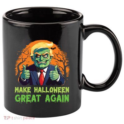 Donald Trump Zombie Make Halloween Great Again Trump Costume 11oz C Handle Ceramic Mug