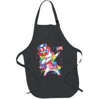 Dabbing Unicorn 4th Of July Uncle Sam American Flag Apron