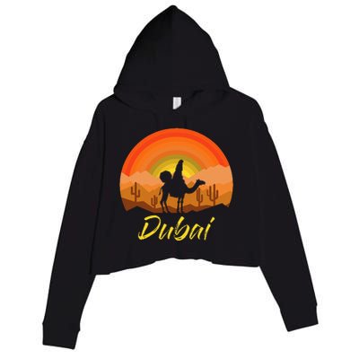 Dubai United Arab Emirates The Palm Crop Fleece Hoodie