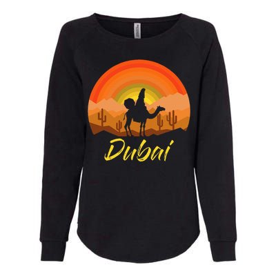 Dubai United Arab Emirates The Palm Womens California Wash Sweatshirt