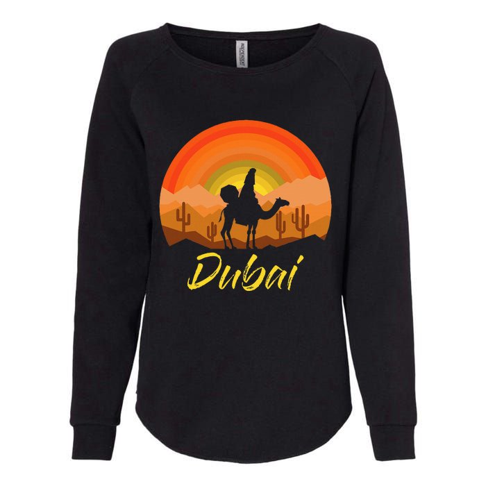 Dubai United Arab Emirates The Palm Womens California Wash Sweatshirt