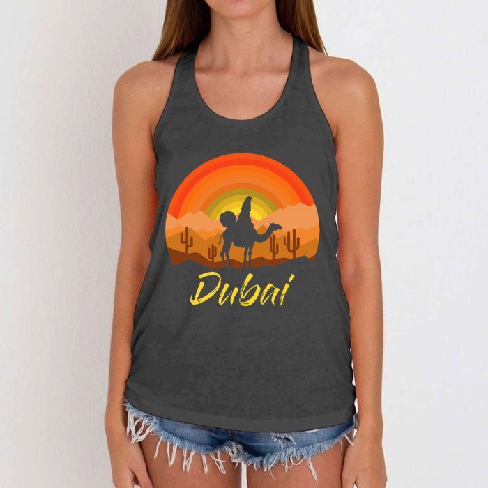 Dubai United Arab Emirates The Palm Women's Knotted Racerback Tank