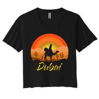 Dubai United Arab Emirates The Palm Women's Crop Top Tee