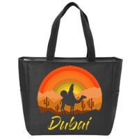 Dubai United Arab Emirates The Palm Zip Tote Bag