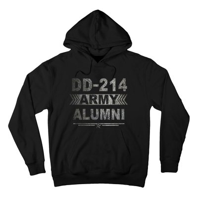 DD214 US Army Alumni Military Veteran Retirement Gifts Hoodie